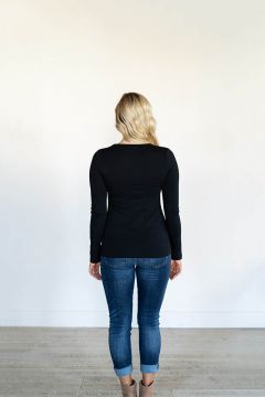 Ultimate Long Sleeve Tee  Black